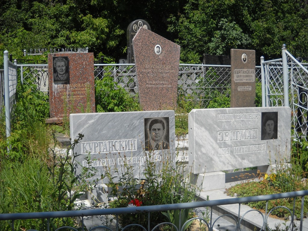 Курганский Дмитрий Михайлович, Саратов, Еврейское кладбище